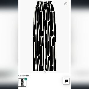Leer Hera Print Palazzo Pants DIARRABLU Sz Medium